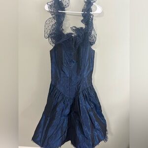 Vintage prom dress! Blue, Loralie
80s/90s Prom dress, large bow
